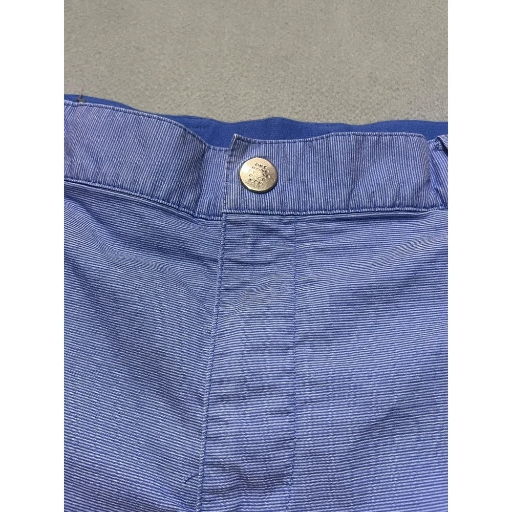 Puma Golf Shorts Men's 34 Blue Performance Stretch Chino Flat Front Casual